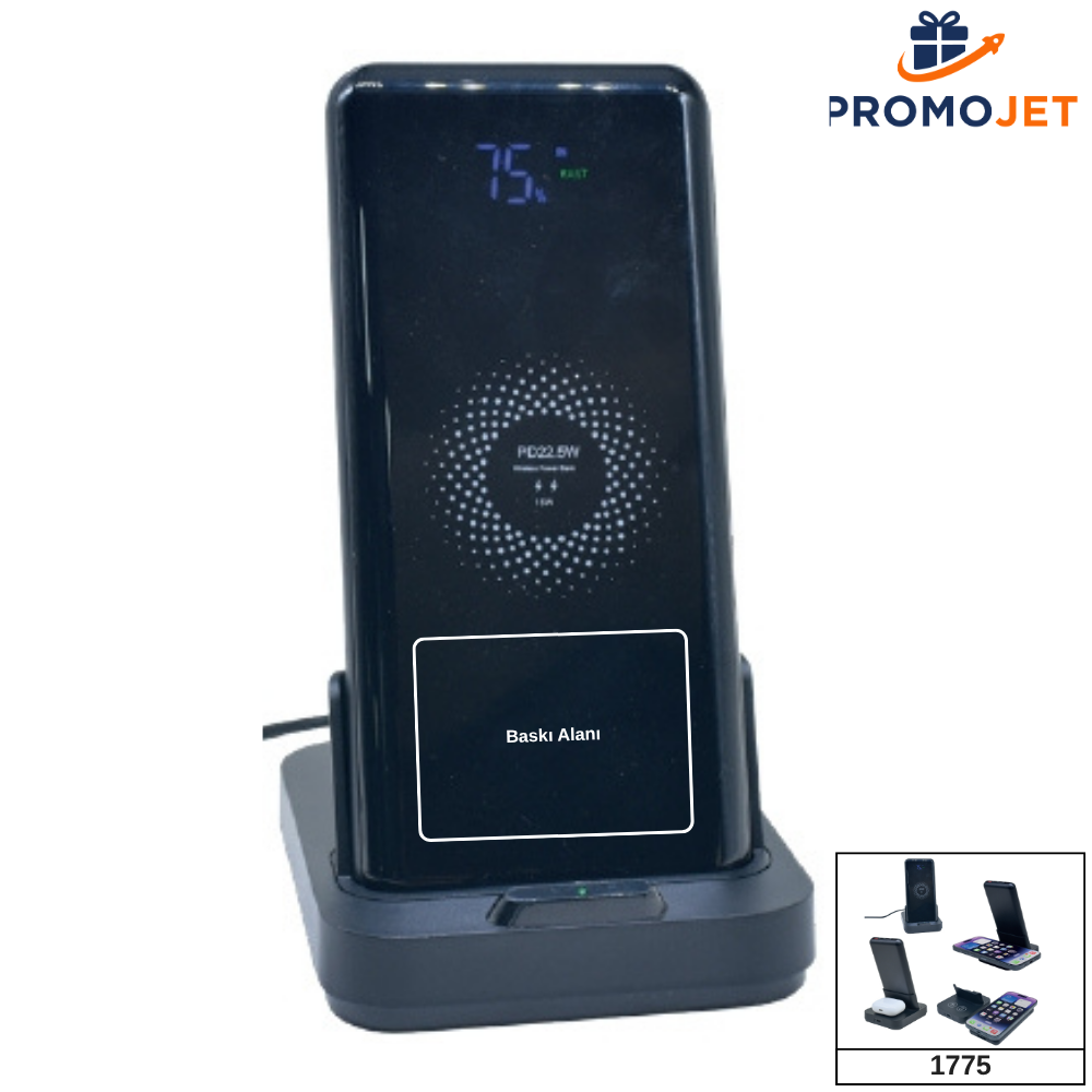 Standlı Wireless Mobil Şarj Cihazı