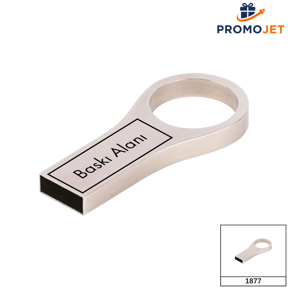 8 GB Metal USB Bellek