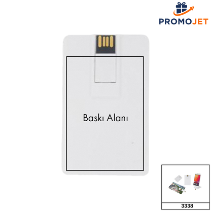 32 GB OTG Özellikli Kartvizit USB Bellek
