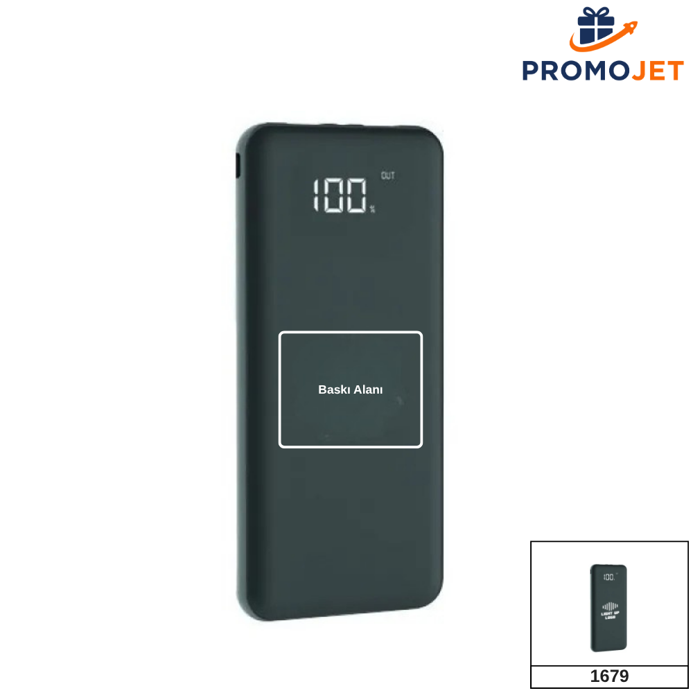 Işıklı Logo Wireless Powerbank 10000 mAh 115