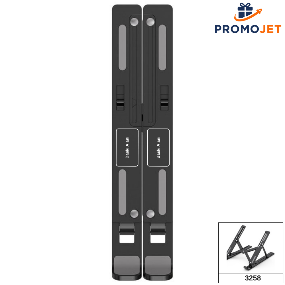 Katlanabilir ve Yüksekliği Ayarlanabilir Ergonomik Laptop Standı