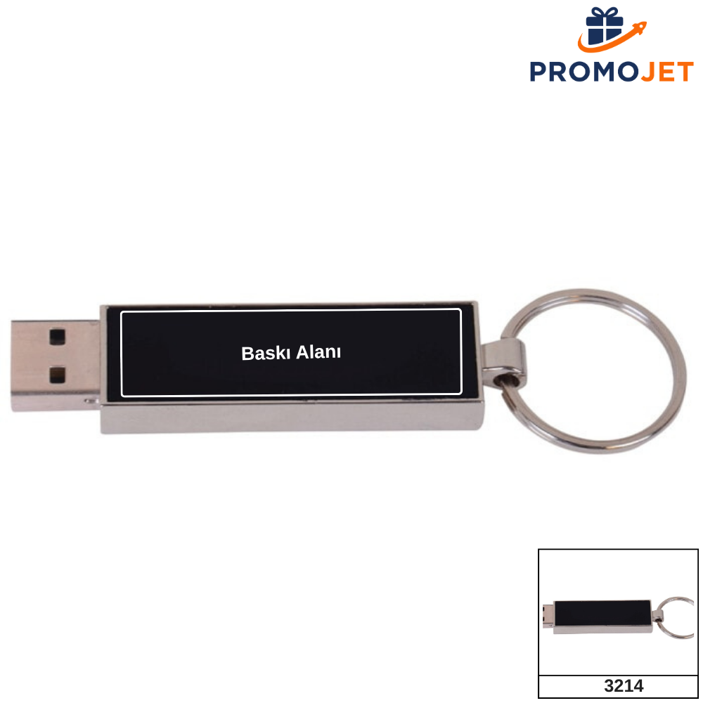 LED Işıklı Metal USB Bellek