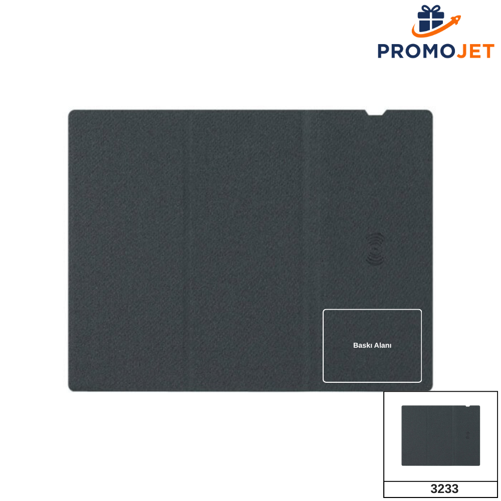 3’ü 1 Arada Kablosuz Şarjlı Mouse Pad ve Telefon Standı 15W