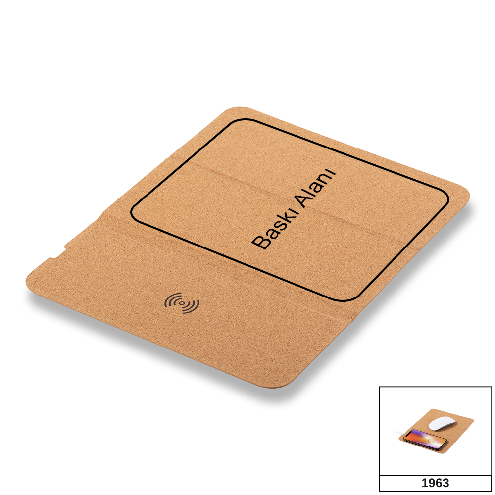 Mantar Kablosuz Mouse Şarjpad