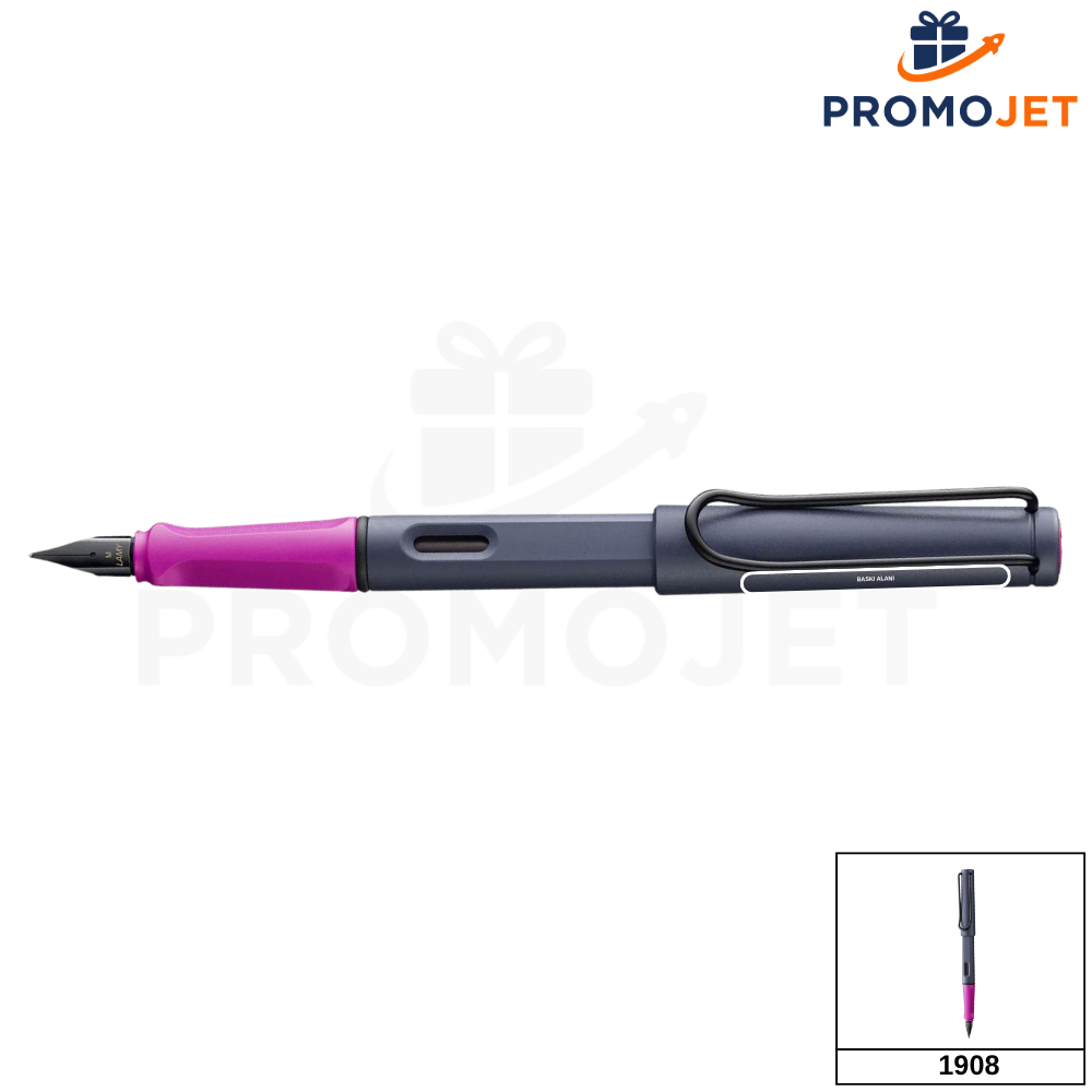 Lamy Safari 2024 Özel Üretim Pink Cliff EF Uç Dolma Kalem Ergonomik ve Şık Tasarım