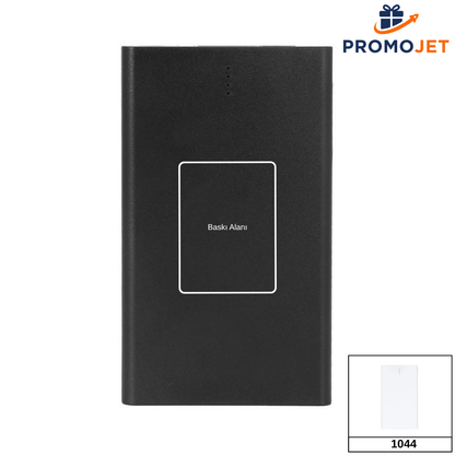 5.000 mAh Taşınabilir Powerbank – Premium Deri Desenli ve Dahili Çift Kablolu