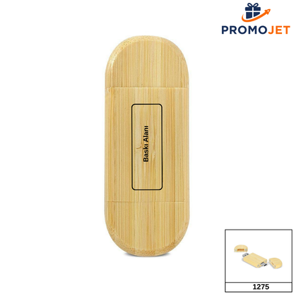 Bambu OTG USB Bellek – Çift Girişli Doğal Veri Depolama 32 GB