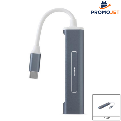 USB-C Hub – Alüminyum Gövdeli Çok Fonksiyonlu Bağlantı Çözümü
