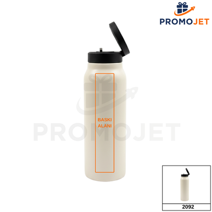 EccoTech 700 Ml Paslanmaz Çelik Magnetli Telefon Tutuculu Termos