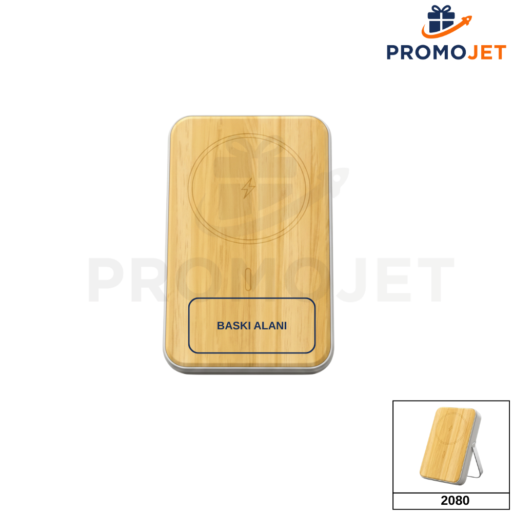 EccoTech 10.000 Mah Magsafe Stand Özellikli Ekolojik 15W Powerbank