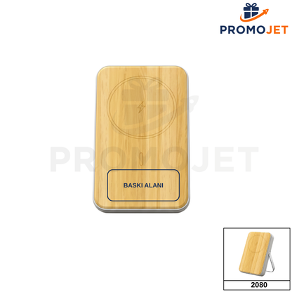 EccoTech 10.000 Mah Magsafe Stand Özellikli Ekolojik 15W Powerbank