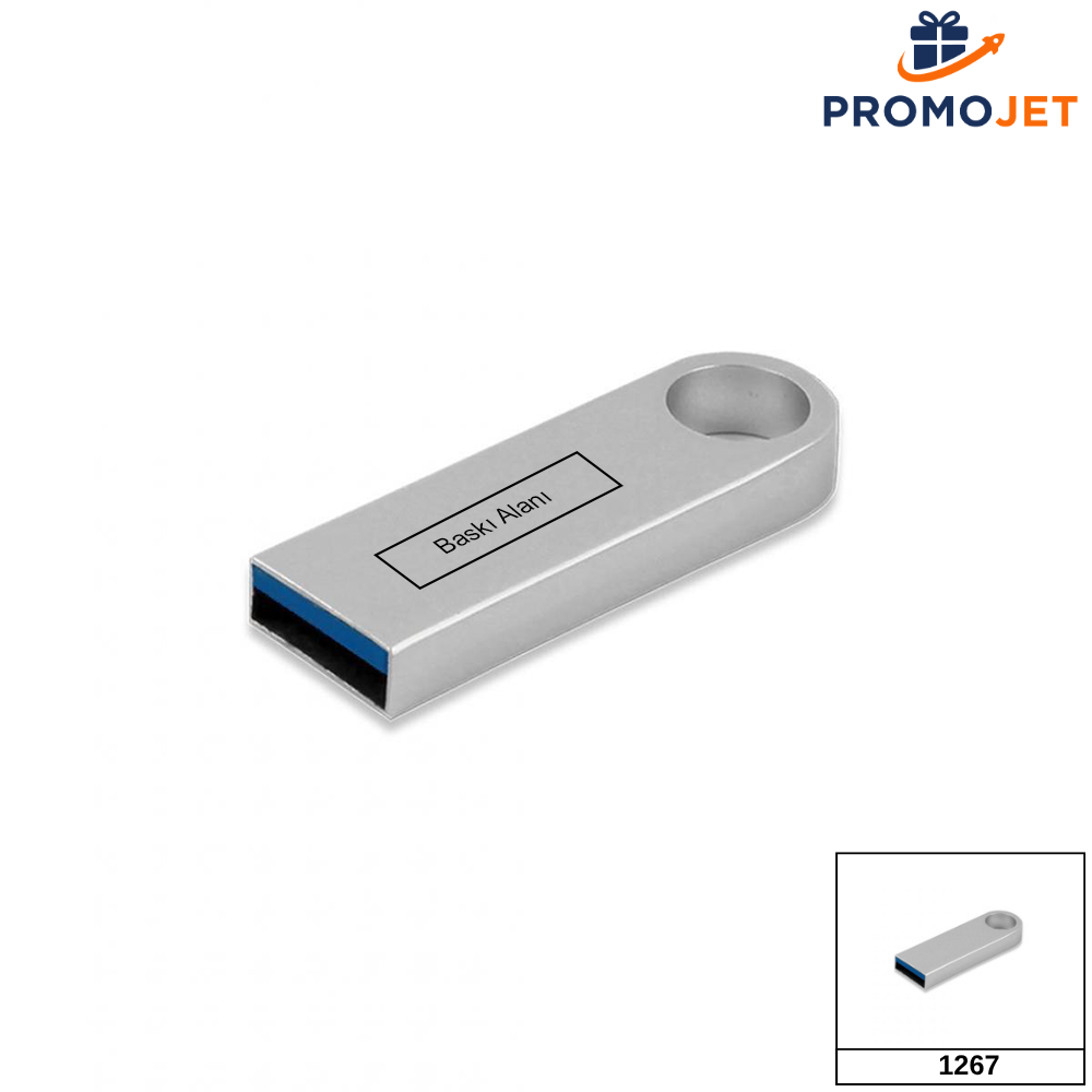 Metal USB 3.0 Bellek (32 GB, Yüksek Hızlı, Metal Kasa)