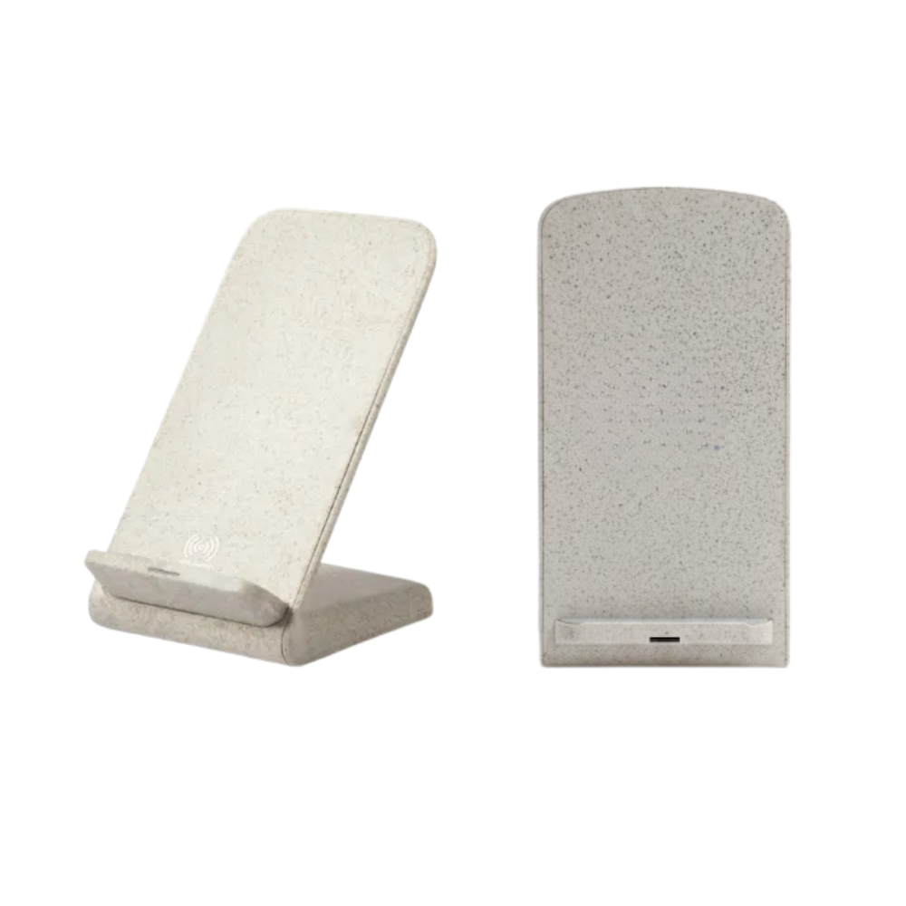 EccoTech %100 Ekolojik Wireless Charger + Telefon Standı