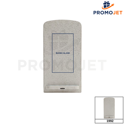 EccoTech %100 Ekolojik Wireless Charger + Telefon Standı