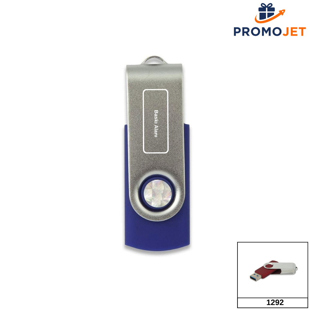 Döner Kapaklı USB Bellek – Kapak Kaybı Olmadan Pratik ve Güvenli Kullanım