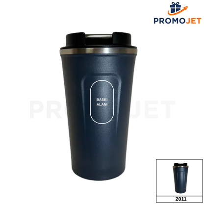 EccoTech 500 ML Çelik Antrasit / Lacivert Dereceli Termos