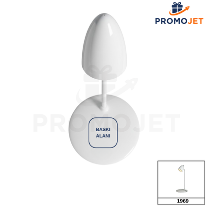 Masaüstü Ayarlanabilir Lambalı 2'si 1 Arada Wireless Şarj Cihazı