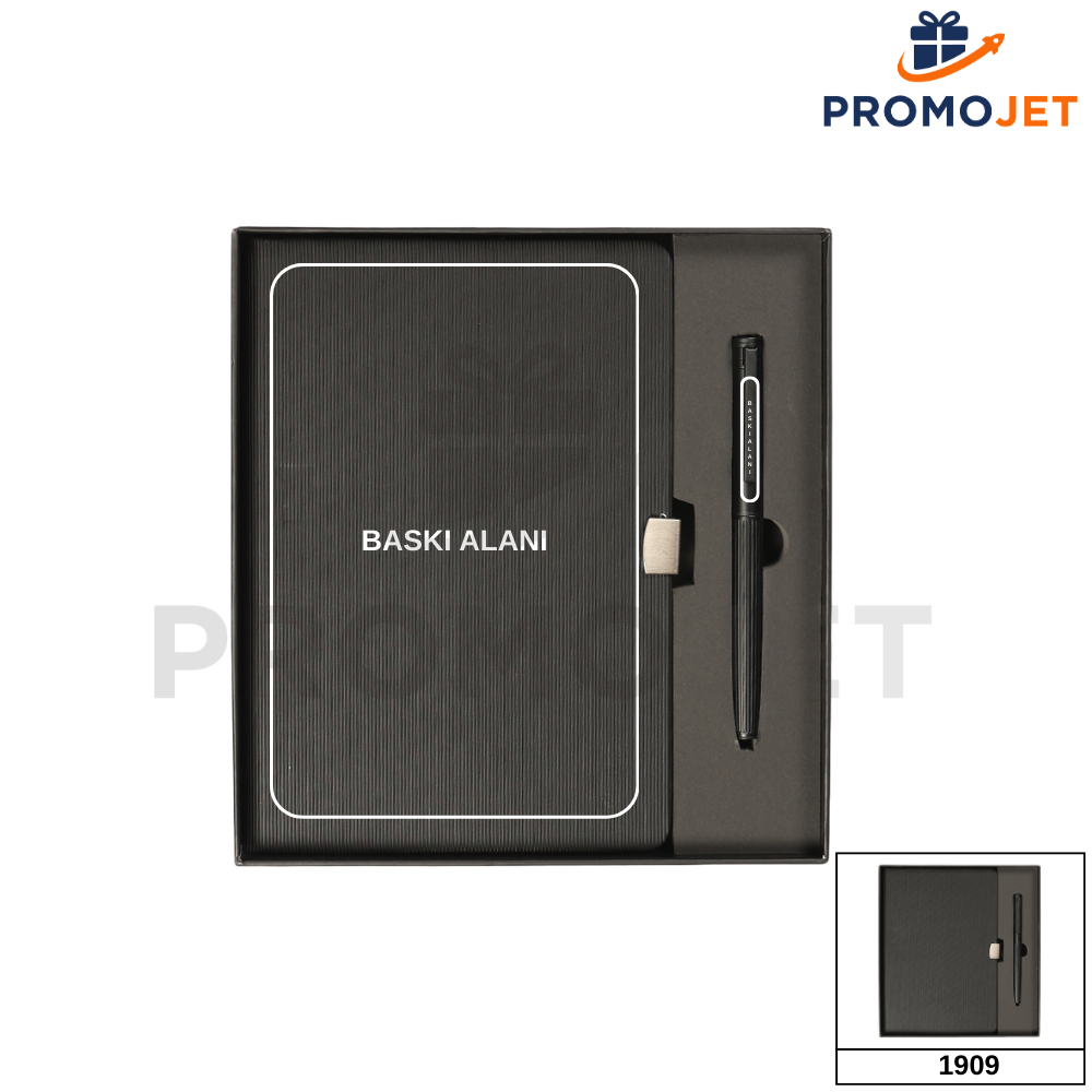 Vip Kutulu Hediye Seti (Defter - Kalem)