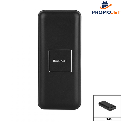 Deri Görünümlü Mini Powerbank – 10.000 mAh Yeni Nesil Kompakt Enerji İstasyonu