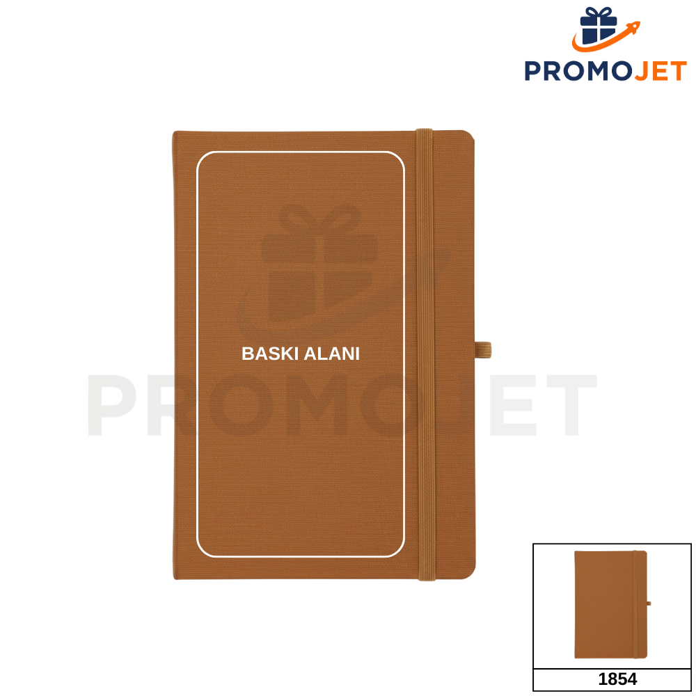 Termo Deri Kapak Kareli Defter – Lastikli (13 x 21 cm)