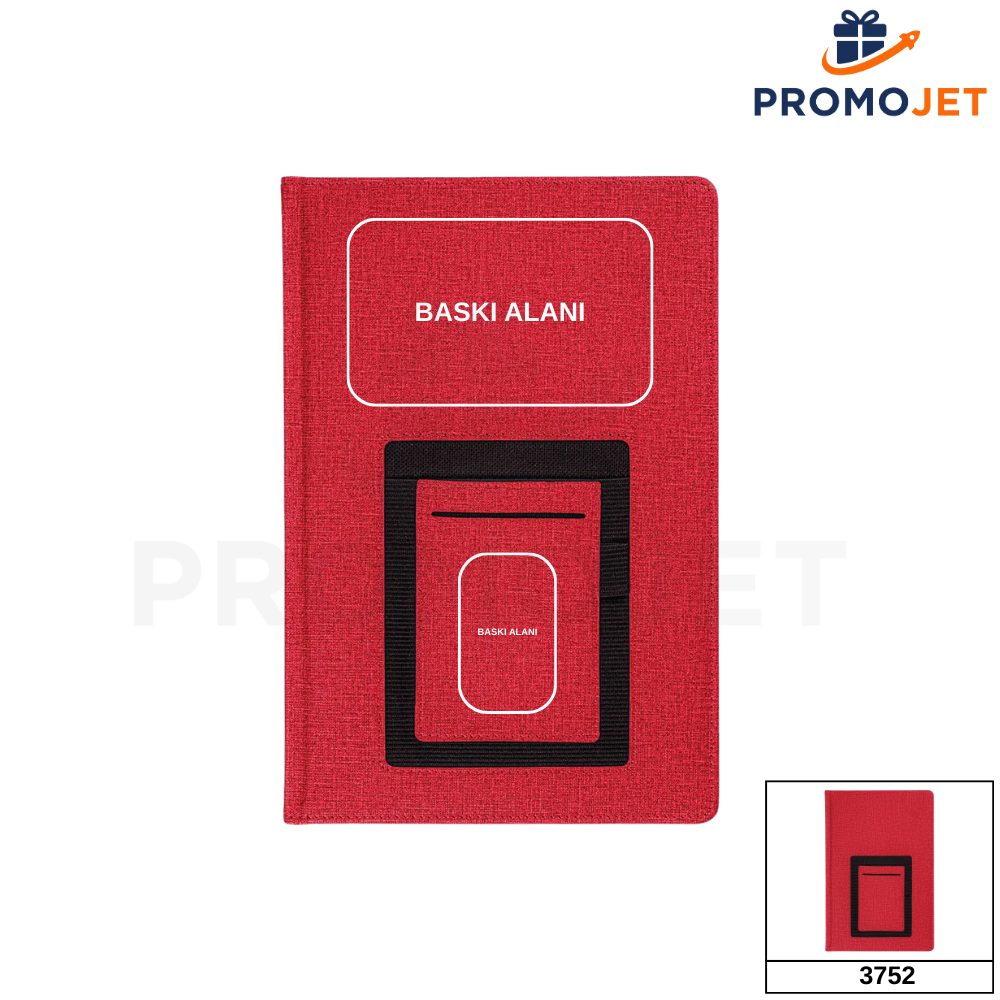 Tarihsiz Defter – Termo Deri, Kalem Tutuculu (15 x 21 cm)