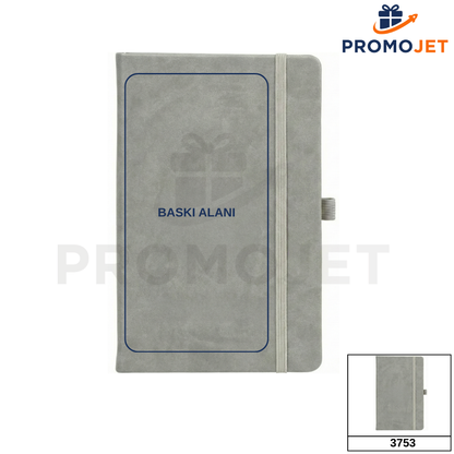 Tarihsiz Defter – Termo Deri, Kalem Tutuculu ve Lastikli (13 x 21 cm)