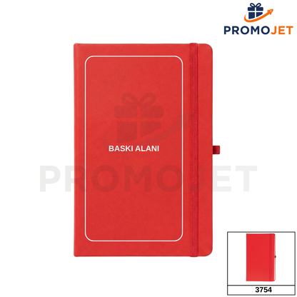 Suni Deri Tarihsiz Defter – Kalem Tutuculu ve Lastikli (13 x 21 cm)