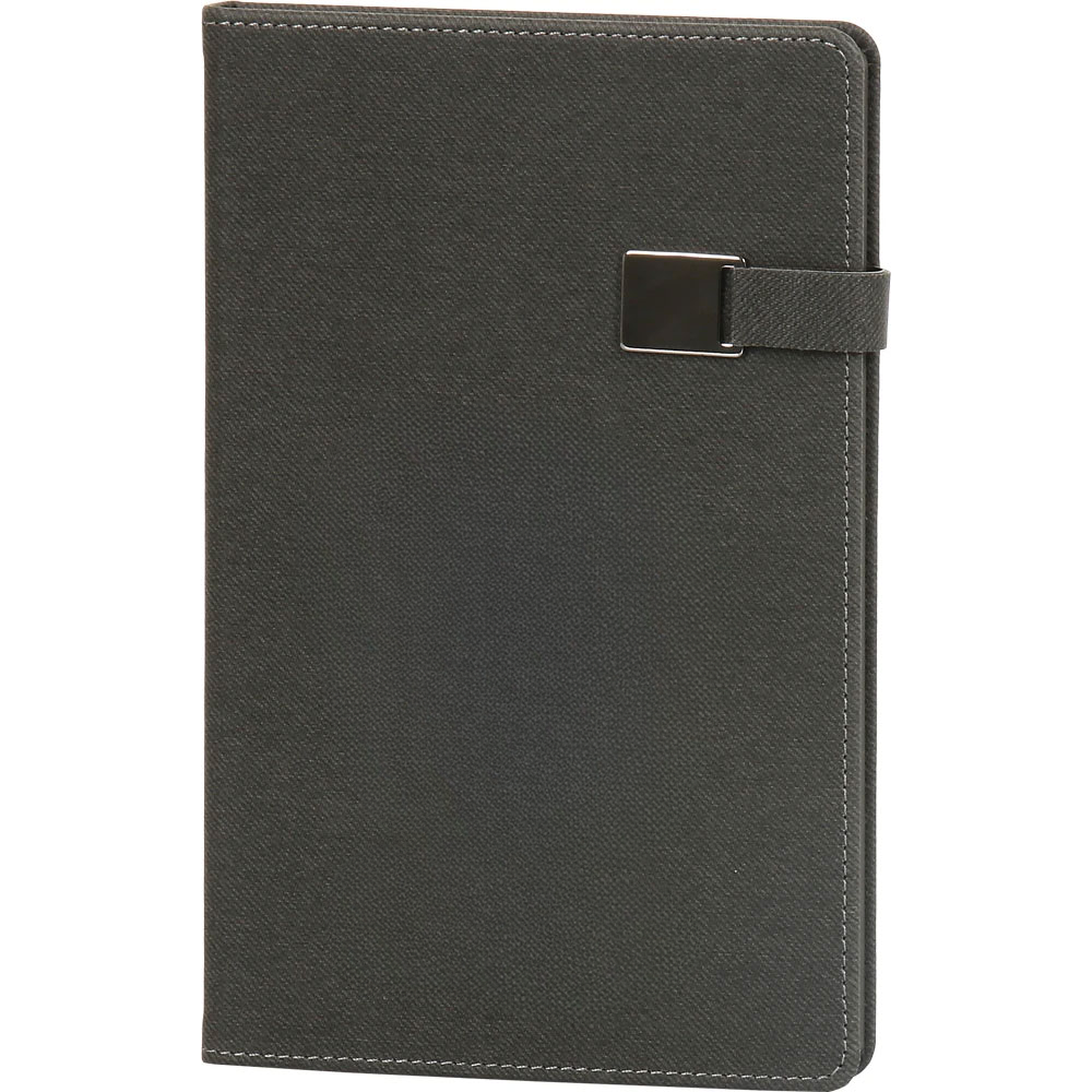 Tarihsiz Defter – Metal Tokalı ve Renkli Kenarlı (13 x 21 cm)