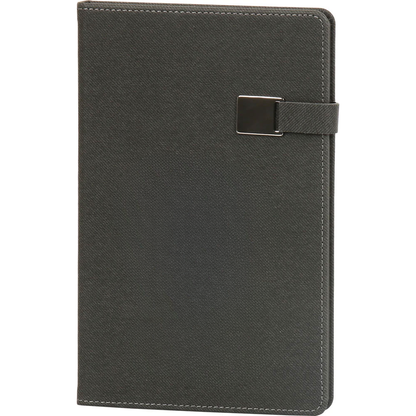 Tarihsiz Defter – Metal Tokalı ve Renkli Kenarlı (13 x 21 cm)