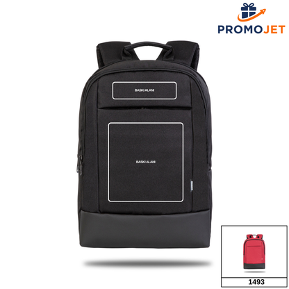 Classone Twin Serisi 15.6" Notebook Sırt Çantası WTX-Pro Su Geçirmez