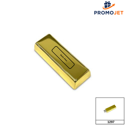 Altın Külçe USB Bellek 64GB – Lüks Tasarım ve Yüksek Kapasiteli Depolama Çözümü