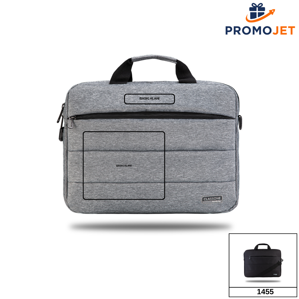 Romeo Serisi 15.6" Slim Notebook Çantası – Yatay Dikişli Modern Tasarım ve WTXpro Kumaş