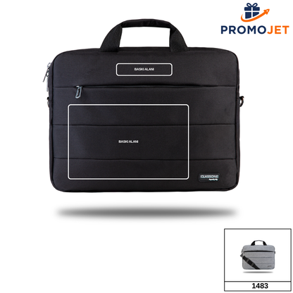 Classone Romeo Profesyonel Laptop Çantası – 15.6" Suya Dayanıklı ve Valiz Askılı