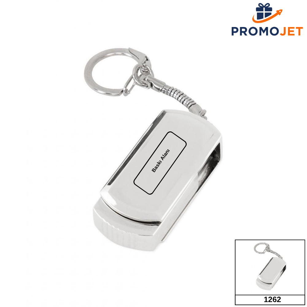 Metal USB Bellek 32GB – 2.0 Hızlı ve Dayanıklı Tasarım