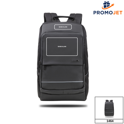 Pavia Serisi 15.6" Profesyonel Sırt Çantası – Su Geçirmez Fermuarlı ve 7 Bölmeli Organizer