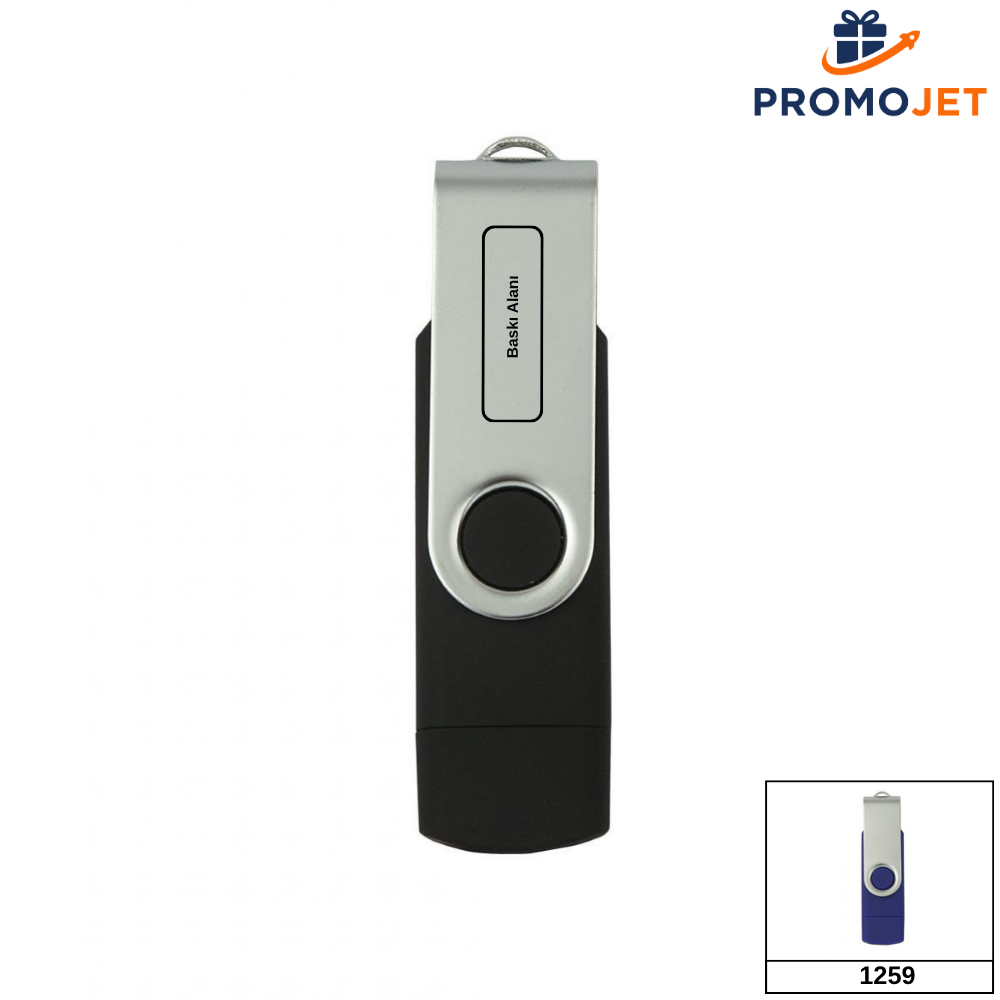 Metal USB Bellek 32GB – USB 2.0 Dayanıklı Gövde