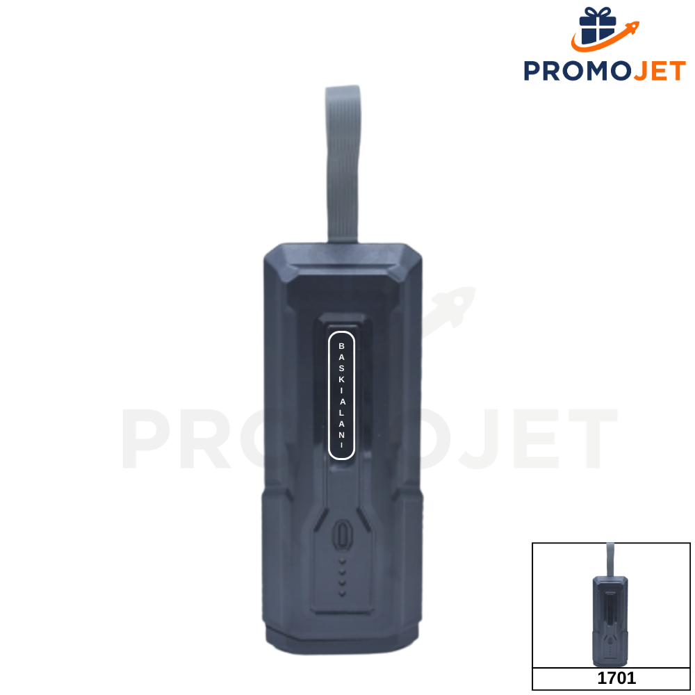 10.000 mAh Hızlı Şarj Destekli Entegre Fenerli Powerbank