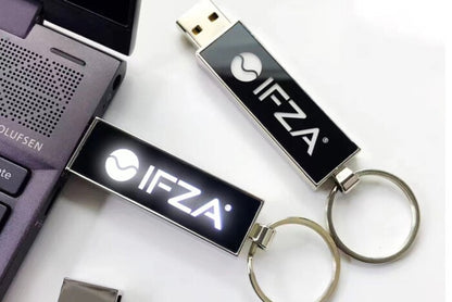 LED Işıklı Metal USB Bellek