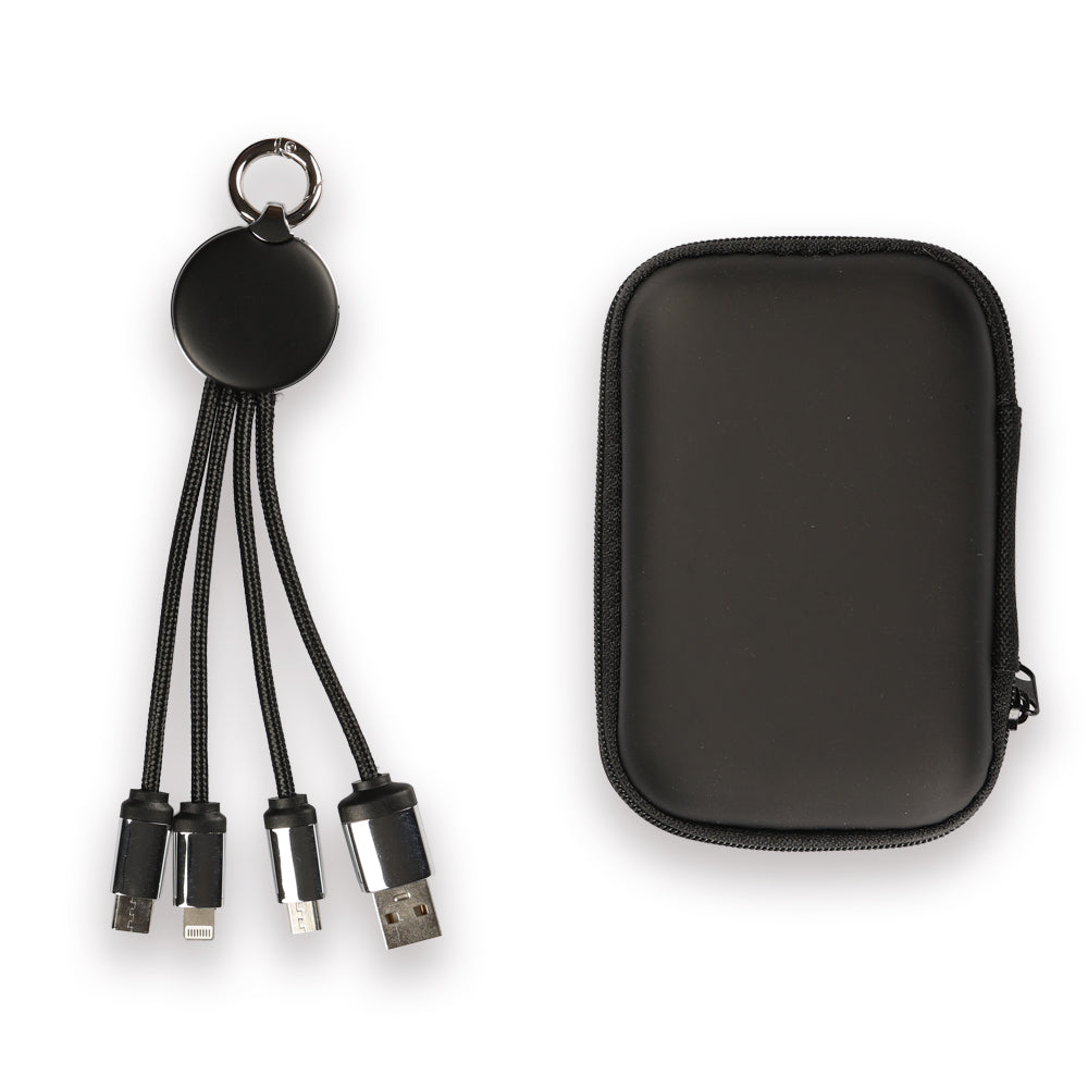 Işıklı Logo Şarj Kablosu (Çantalı)