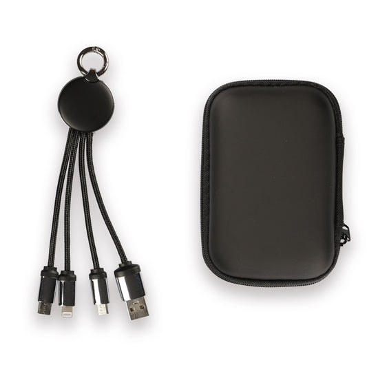 Işıklı Logo Şarj Kablosu (Çantalı)