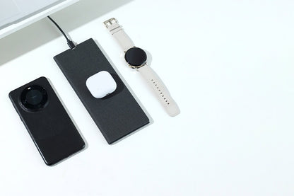 3’ü 1 Arada Kablosuz Şarjlı Mouse Pad ve Telefon Standı 15W