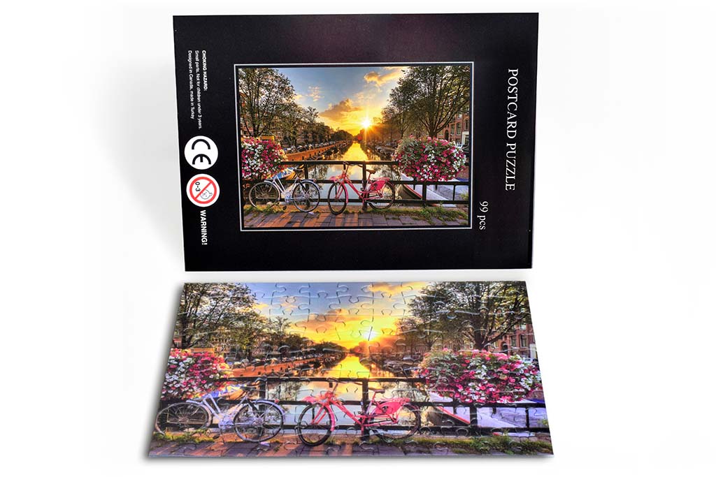 Özel Tasarım Kartpostal Puzzle