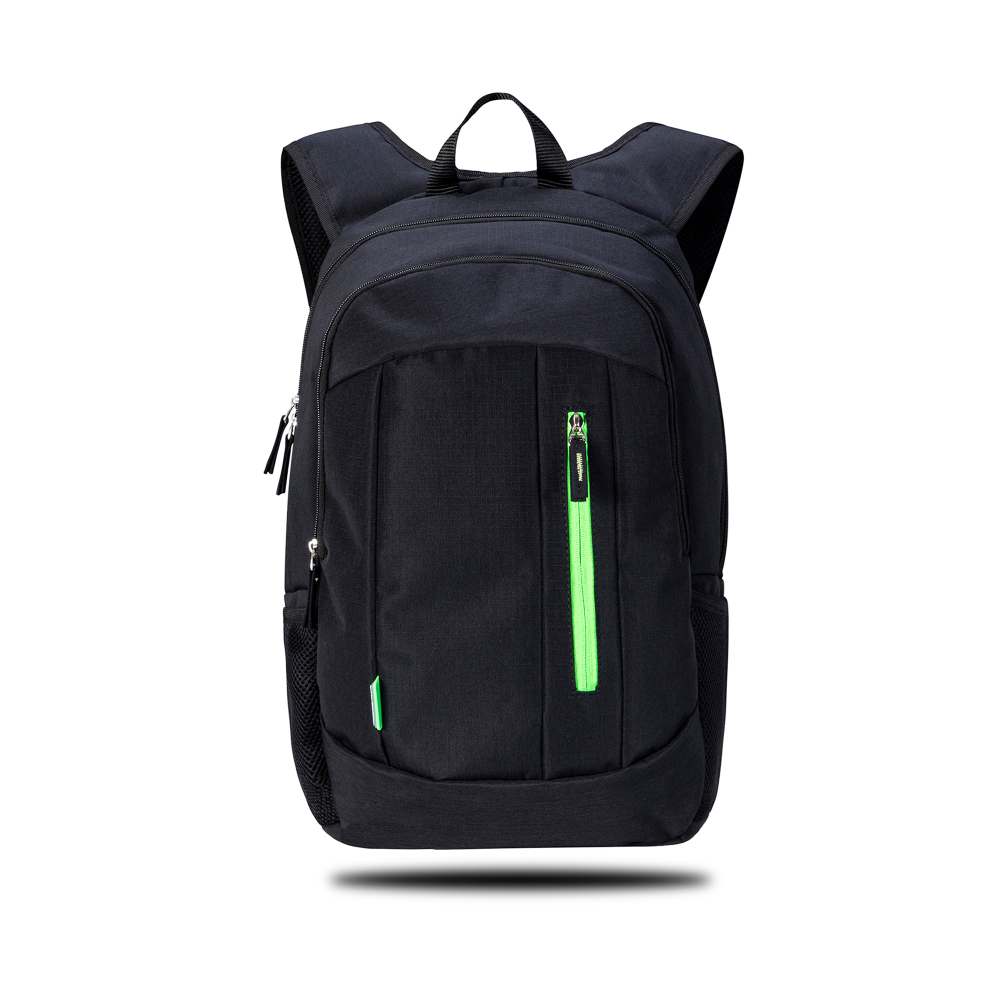 New Trend 15.6" Neon Detaylı Sırt Çantası – Square Design Kumaş ve Modern Stil