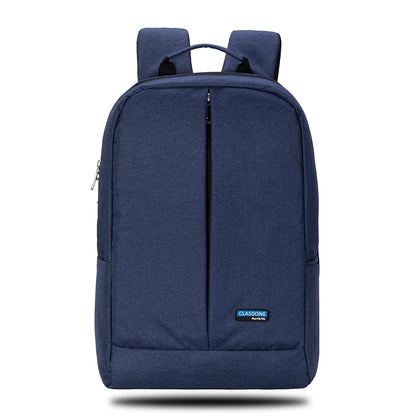 Zaino Serisi 15.6" Modern Sırt Çantası – Dikey Ön Cepli ve Koyu Gri Melanj Tasarım