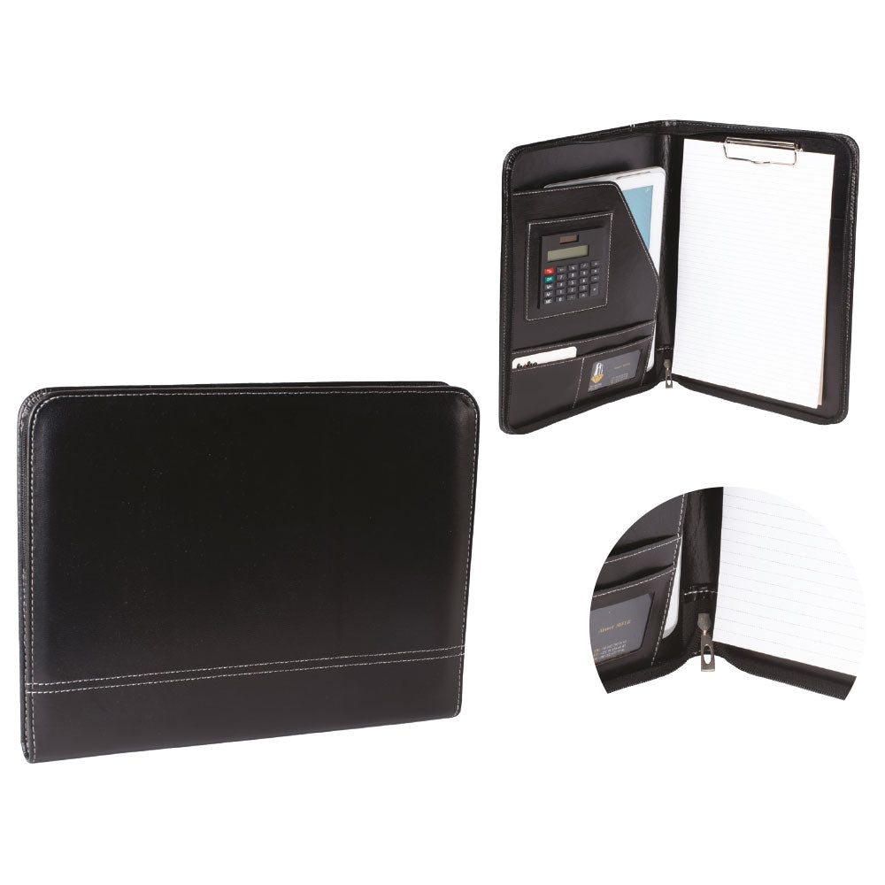 A4 Fermuarli Toplantı Bloknotu