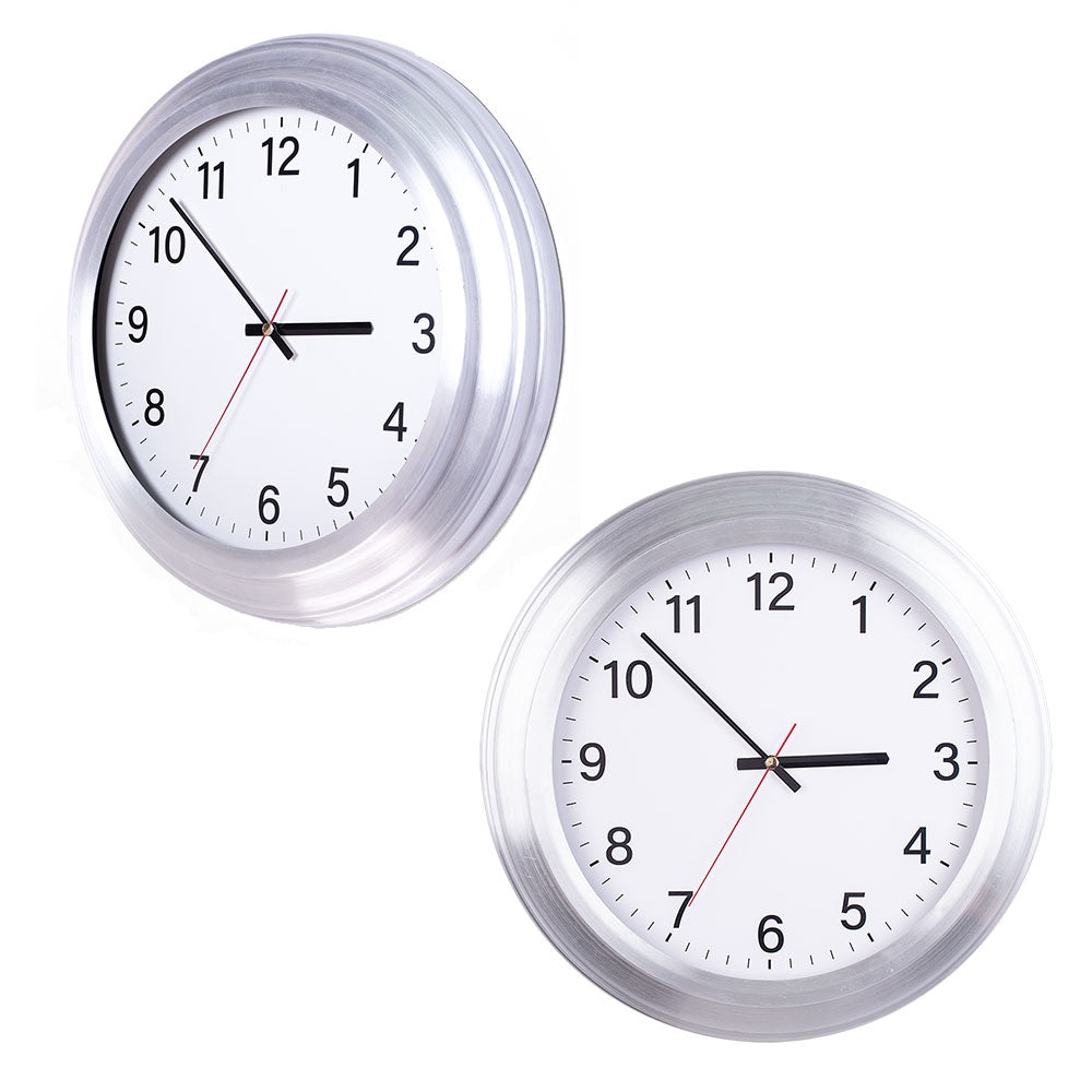 Alüminyum Duvar Saati Ø 380 mm