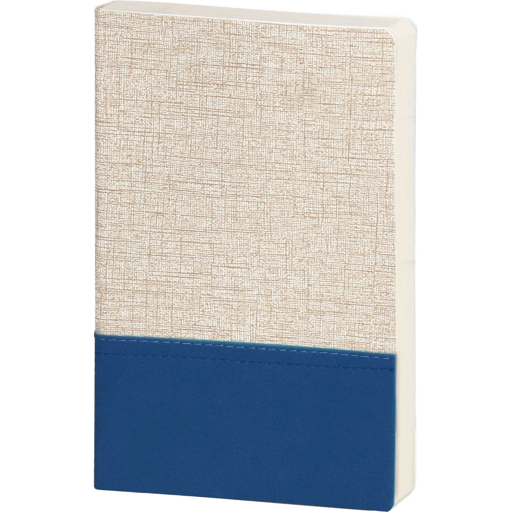 Keten Dokulu ve Çift Panelli VIP Tarihsiz Defter (12.5 x 20 cm)