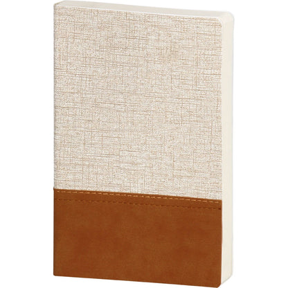Keten Dokulu ve Çift Panelli VIP Tarihsiz Defter (12.5 x 20 cm)