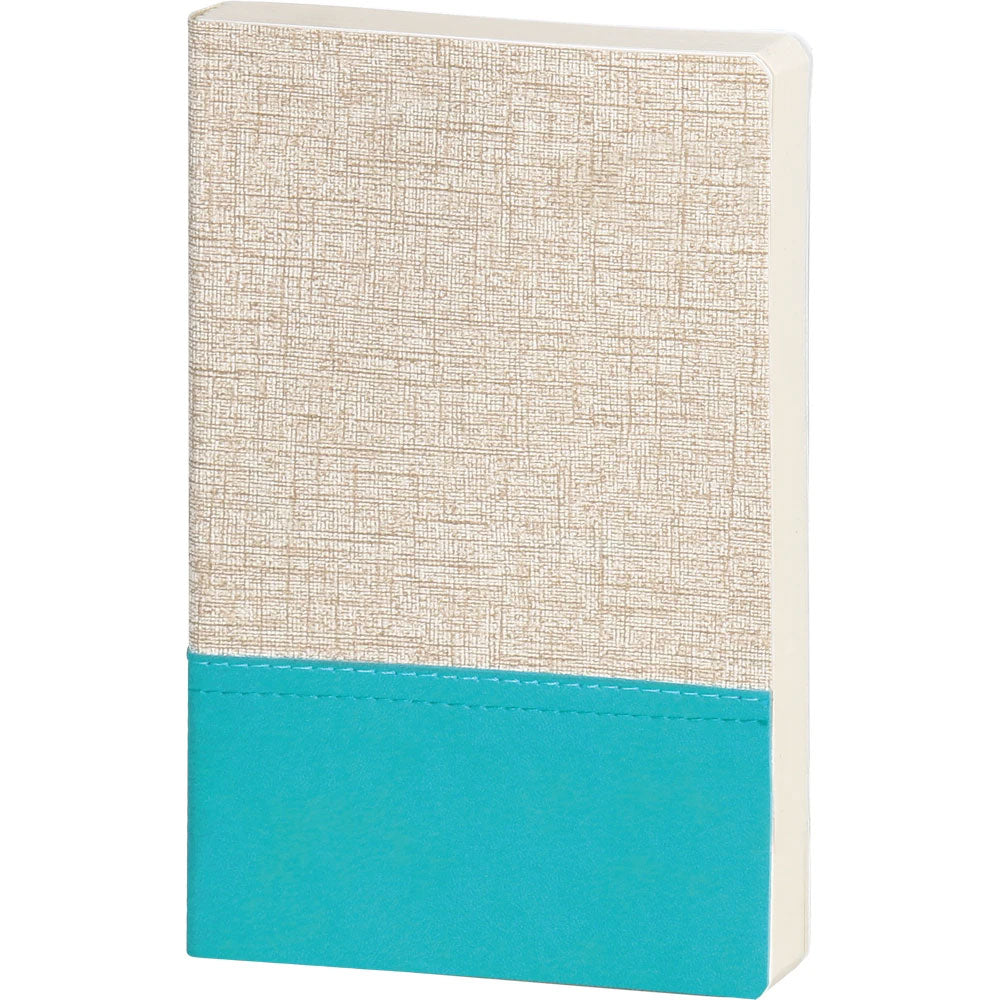 Keten Dokulu ve Çift Panelli VIP Tarihsiz Defter (12.5 x 20 cm)