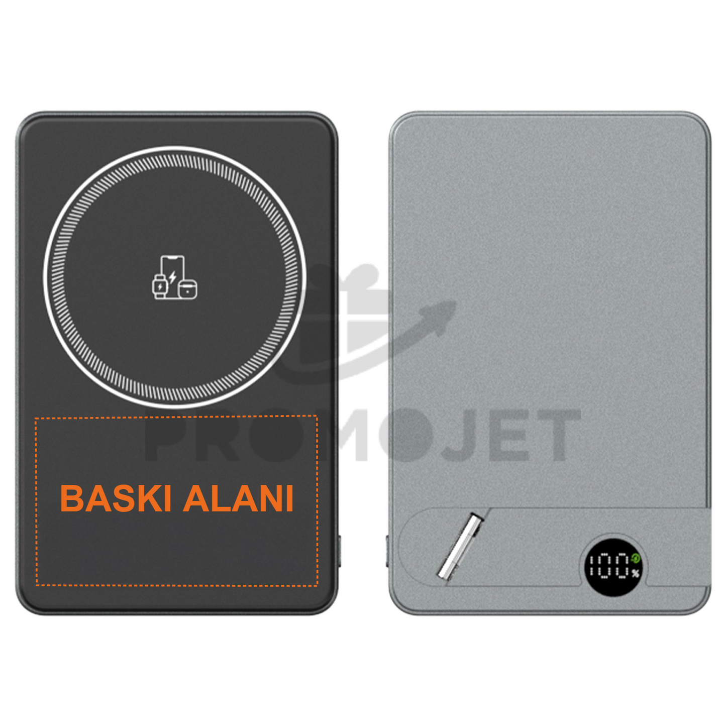 10.000 mAh Magsafe Wireless Standlı Powerbank